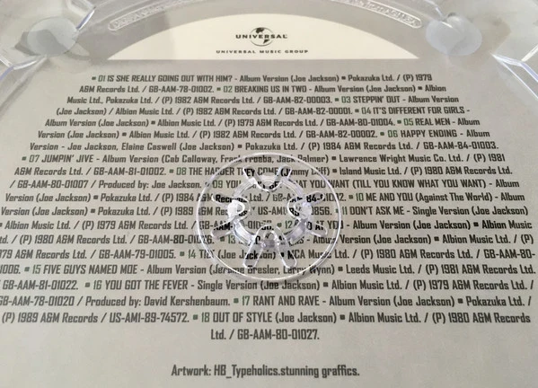 Joe Jackson - Colour Collection (CD, Comp) - Image 4