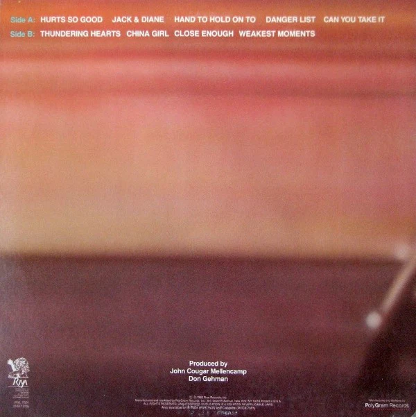 John Cougar Mellencamp - American Fool (LP, Album, 26-) - Image 2