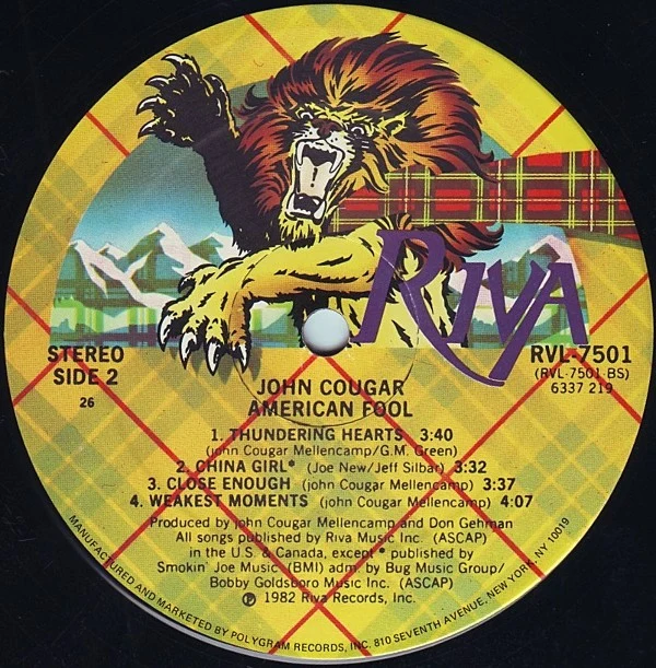 John Cougar Mellencamp - American Fool (LP, Album, 26-) - Image 4