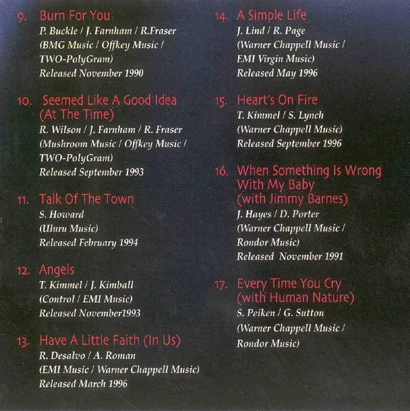 John Farnham - Anthology 1 (Greatest Hits 1986-1997) (CD, Comp, RM) - Image 5