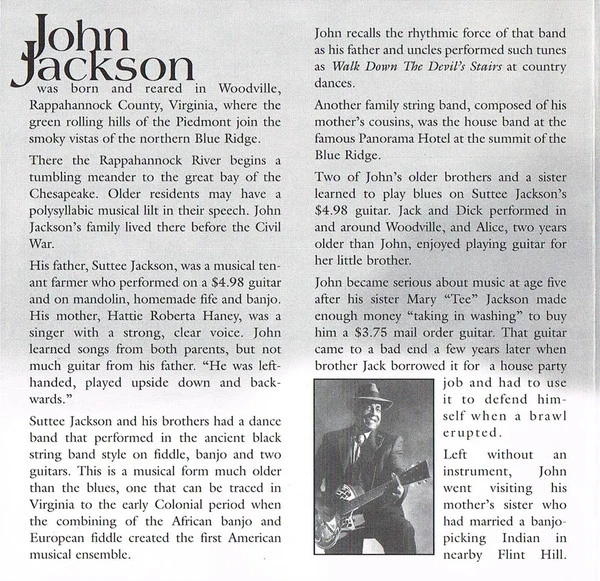 John Jackson (4) - Front Porch Blues (CD, Album) - Image 5