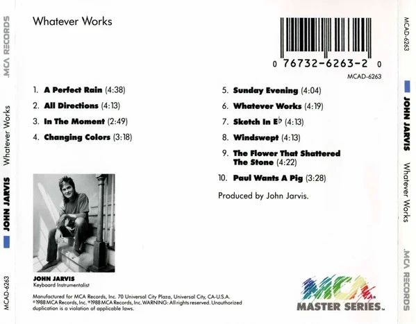 John Jarvis - Whatever Works (CD, Album) - Image 2