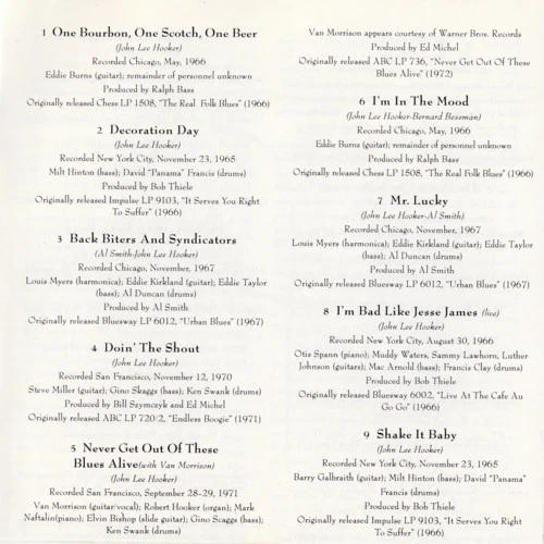 John Lee Hooker - The Best Of 1965 To 1974 (CD, Comp) - Image 5