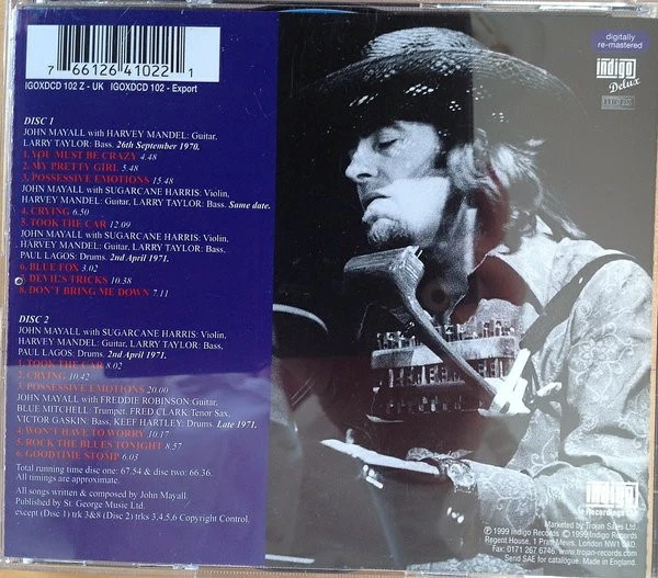 John Mayall - Rock The Blues Tonight (2xCD, Album) - Image 2