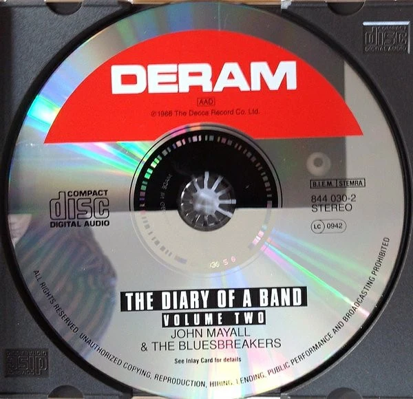 John Mayall - The Diary Of A Band - Volume Two (CD, Album, RE) - Image 3