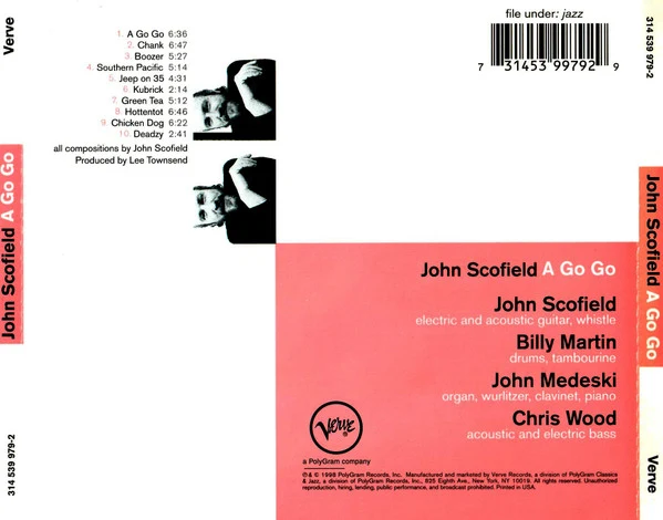 John Scofield - A Go Go (CD, Album) - Image 2
