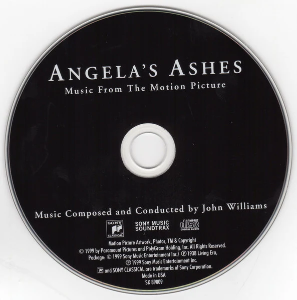 John Williams - Angela's Ashes (Music From The Motion Picture) (CD, Album) - Image 3
