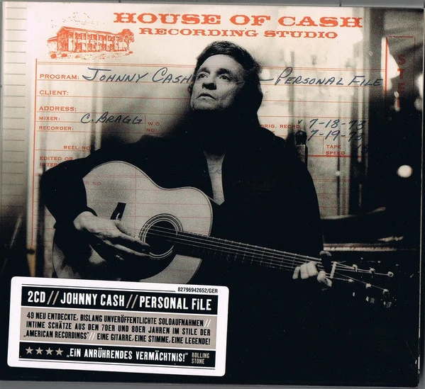 Johnny Cash - Personal File (2xCD, Album)