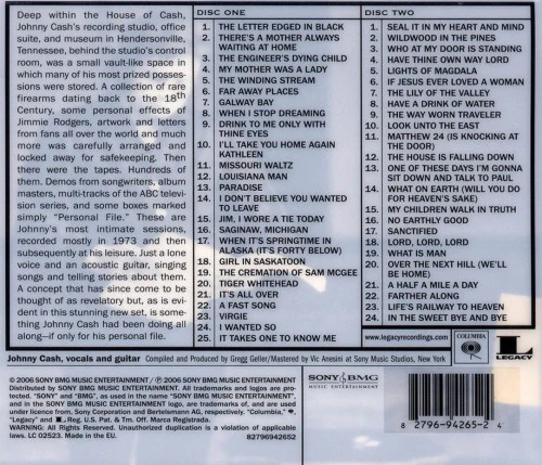Johnny Cash - Personal File (2xCD, Album) - Image 2