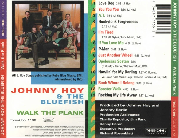 Johnny Hoy & The Bluefish - Walk The Plank (CD, Album) - Image 3