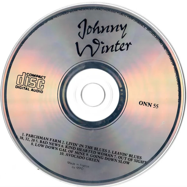 Johnny Winter - Johnny Winter (CD, Comp, MPO) - Image 3