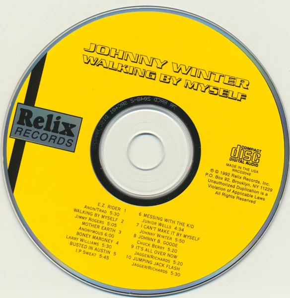 Johnny Winter - Walking By Myself (CD, Album) - Image 4