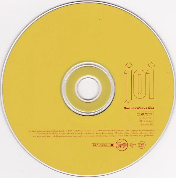 Joi - One And One Is One (CD, Album) - Image 3