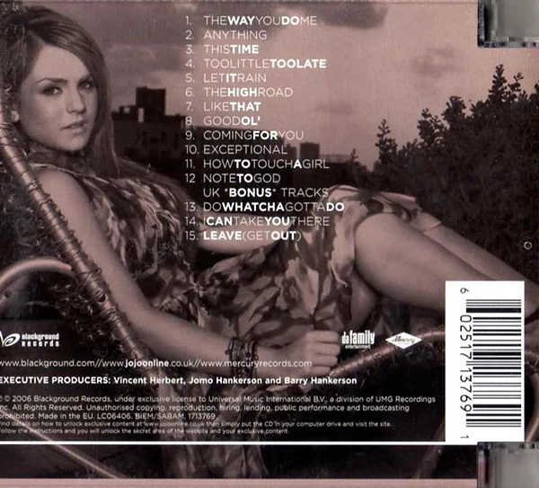 JoJo - The High Road (CD, Album, S/Edition, Sup) - Image 2