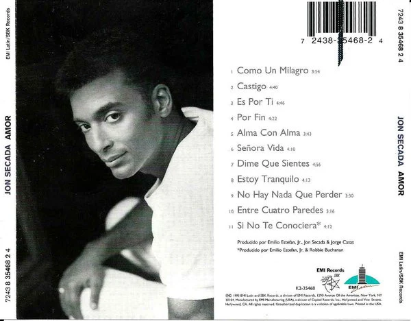 Jon Secada - Amor (CD, Album) - Image 2