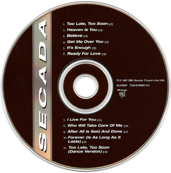 Jon Secada - Secada (CD, Album) - Image 4