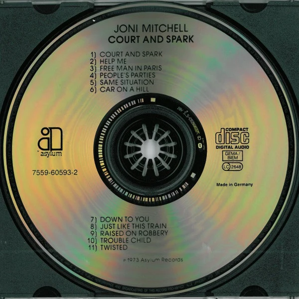 Joni Mitchell - Court And Spark (CD, Album, RP) - Image 3