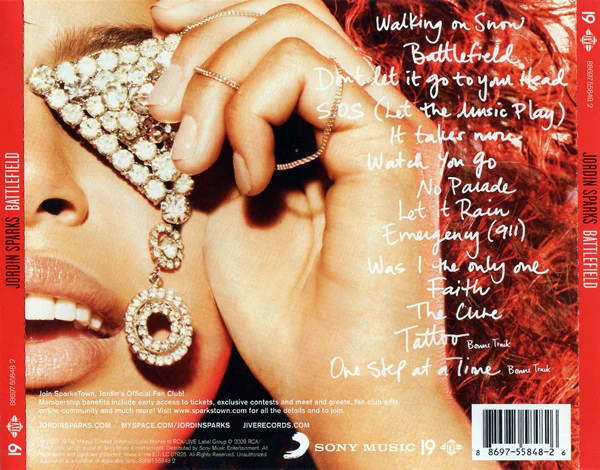 Jordin Sparks - Battlefield (CD, Album) - Image 2
