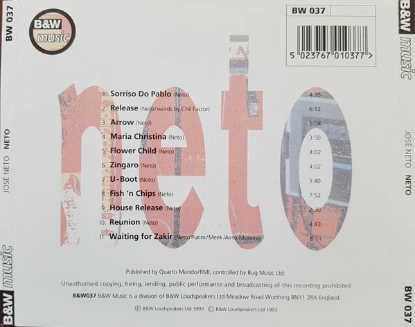 Jose Neto - Neto (CD, Album) - Image 3