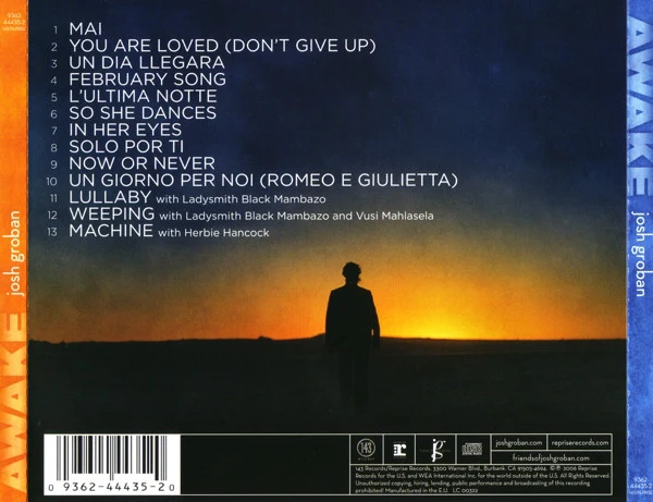 Josh Groban - Awake (CD, Album) - Image 2