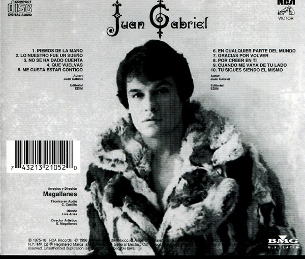 Juan Gabriel - 10 Exitos (CD, Album, RE) - Image 2