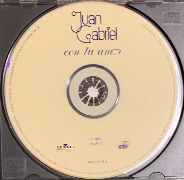 Juan Gabriel - Con Tu Amor (CD, Album, RE) - Image 2