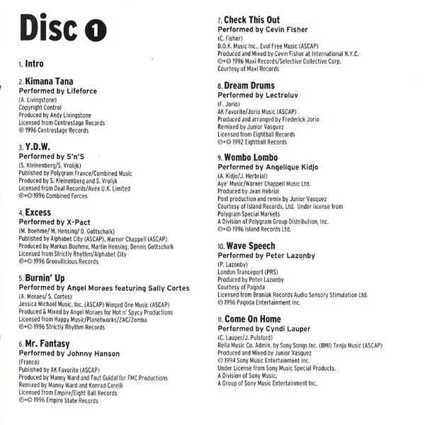 Junior Vasquez - Live (Vol. 1) (2xCD, Comp, Mixed) - Image 4