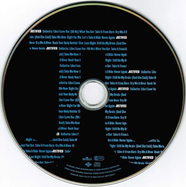 Justin Timberlake - Justified (CD, Album) - Image 3