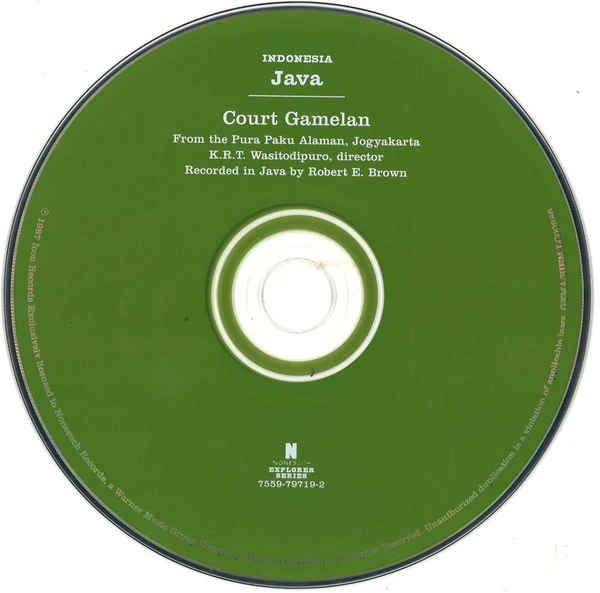 K.R.T. Wasitodipuro - Indonesia - Java - Court Gamelan (CD, Album, RE, RM) - Image 4
