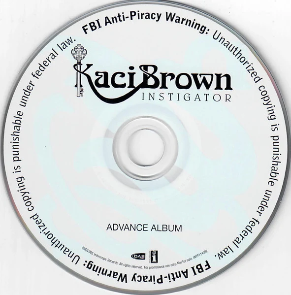 Kaci Brown - Instigator (CD, Advance, Album, Promo) - Image 4