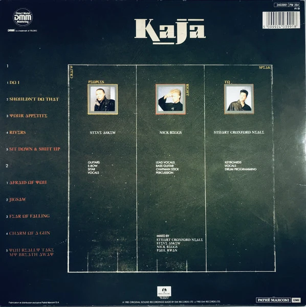 Kajagoogoo - Crazy Peoples Right To Speak (LP, Album) - Image 2