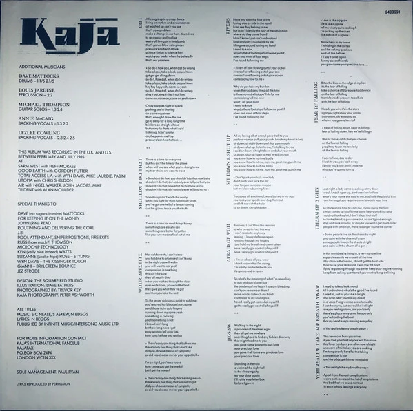 Kajagoogoo - Crazy Peoples Right To Speak (LP, Album) - Image 4
