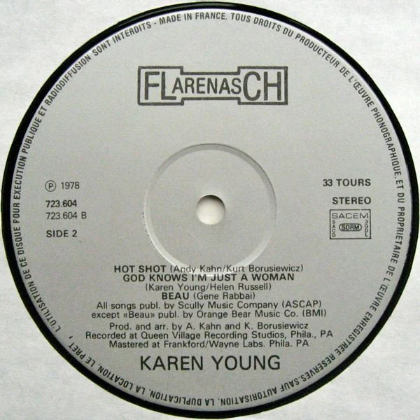 Karen Young - Hot Shot (LP, Album) - Image 4