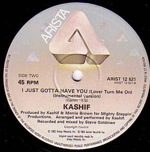 Kashif - I Just Gotta Have You (Lover Turn Me On) (12", Single) - Image 2
