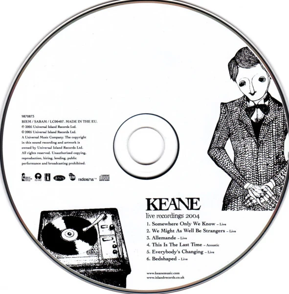 Keane - Live Recordings 2004 (CD, EP) - Image 3