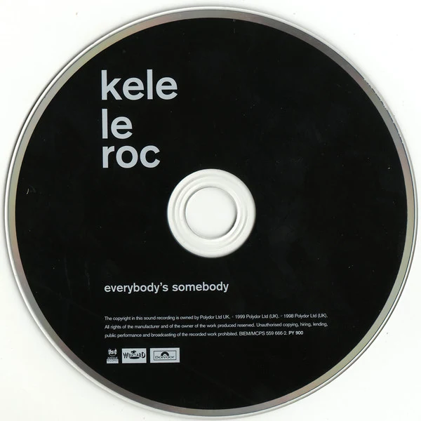 Kele Le Roc - Everybody's Somebody (CD, Album) - Image 3