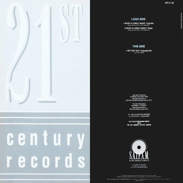 Ken Laszlo Duet With Jenny Kee - What A Lonely Night (12") - Image 2