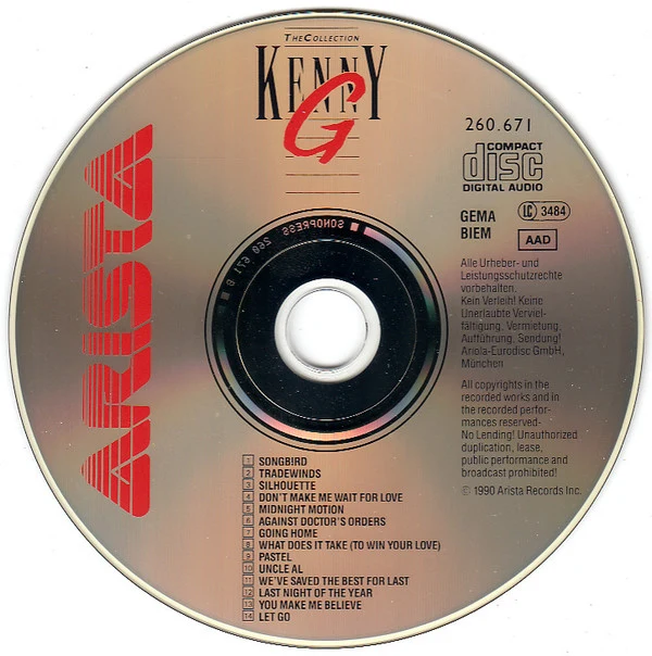 Kenny G  - The Collection (CD, Comp) - Image 3