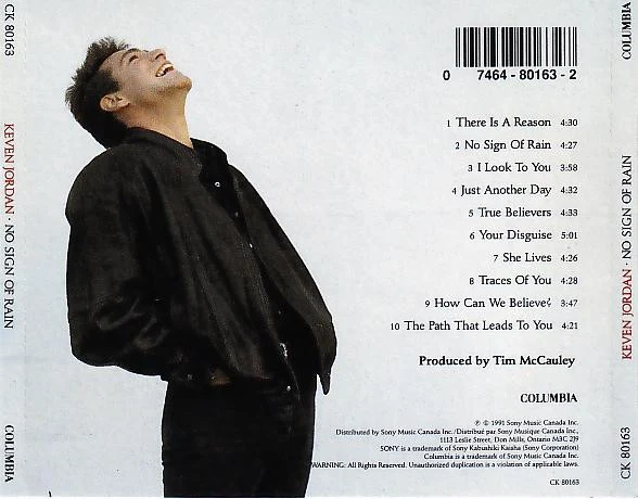 Keven Jordan - No Sign Of Rain (CD, Album) - Image 2