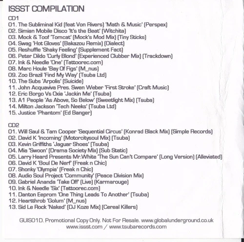 Kevin Griffiths (2) & Bobby M (2) - Issst (2xCD, Comp, Mixed, Promo) - Image 2