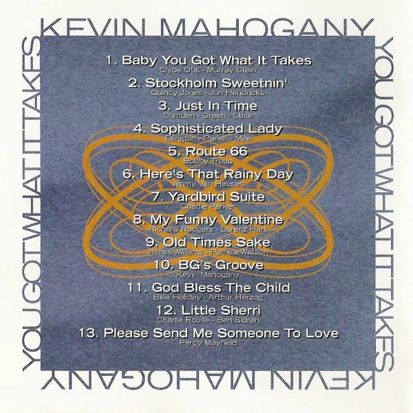 Kevin Mahogany - You Got What It Takes (CD) - Image 4