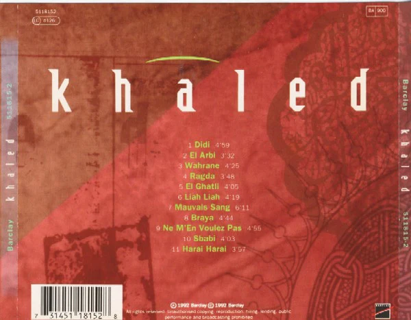 Khaled - Khaled (CD, Album) - Image 2