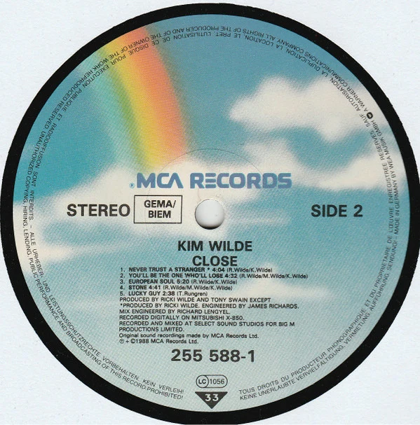Kim Wilde - Close (LP, Album, Als) - Image 5