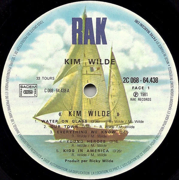 Kim Wilde - Kim Wilde (LP, Album) - Image 3