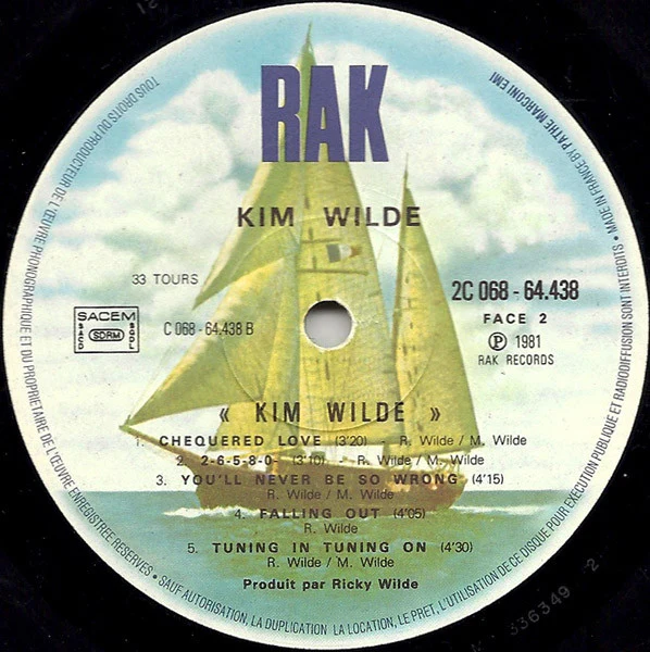 Kim Wilde - Kim Wilde (LP, Album) - Image 4