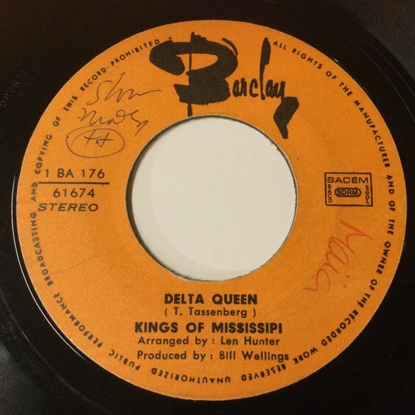 Kings Of Mississipi - Delta Queen (7", Single)