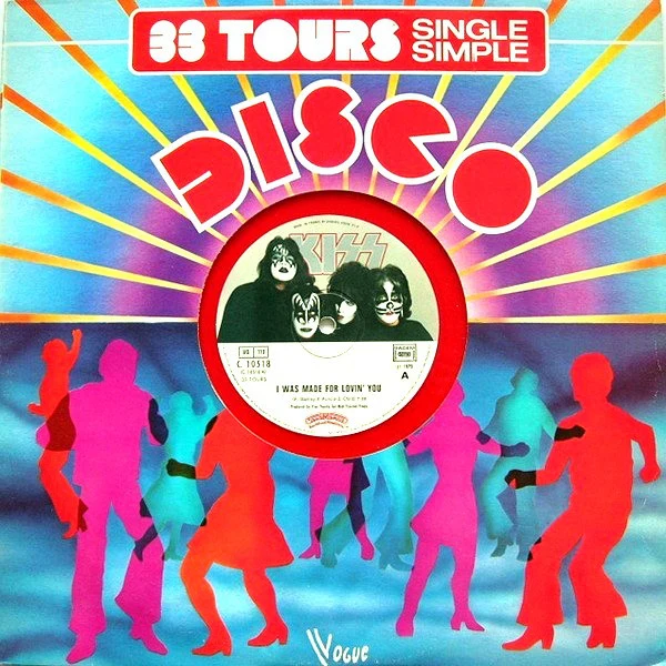 Kiss - I Was Made For Lovin' You  (12", Red)