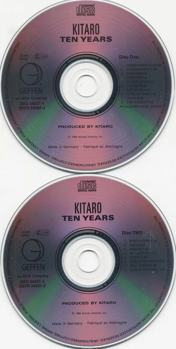 Kitaro - Ten Years (2xCD, Comp) - Image 3