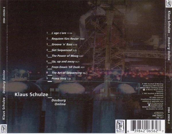 Klaus Schulze - Dosburg Online (CD, Album) - Image 2