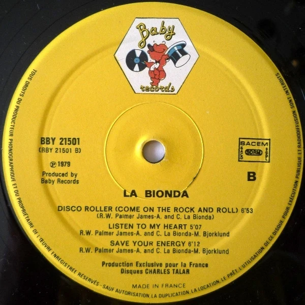 La Bionda - High Energy (LP, Album) - Image 4